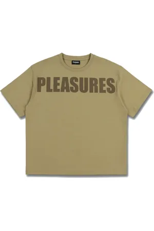 Pleasures Top, Herre, Brun, 2XL, Uld, Stilfuld Brun Heavyweight Skjorte