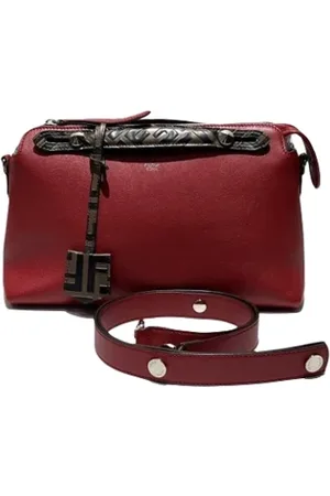 Fendi Pre-owned, Dame, Rød, ONE SIZE, Uld, Pre-owned Laeder fendi-tasker