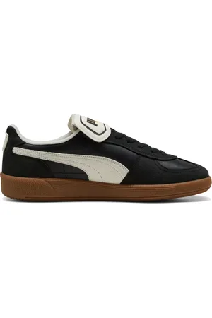 PUMA Sko, Herre, Sort, 41 EU, Læder, Premium Palermo Terrace Sneaker Sort Hvid