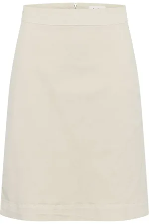 Part Two Nederdel, Dame, , 3XL, Bomuld, Fransk Eg A-form Nederdel