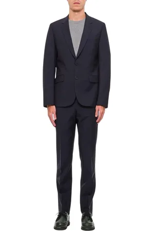 Paul Smith Jakkesæt, Herre, Blå, 2XL, Blåt To-Delt Jakkesæt Klassisk Stil