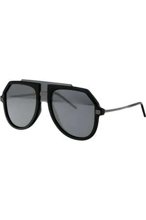 Dolce & Gabbana Tilbehør, Herre, Sort, 45 MM, Klassiske Sorte Solbriller