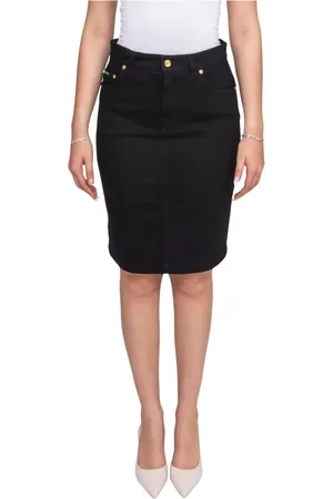 Dolce & Gabbana Nederdel, Dame, Sort, 2XS, Sporty Dame Nederdel Matchende Variant