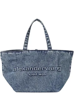 Alexander Wang Taske, Dame, Blå, ONE SIZE, Denim, Blå Denim Tote Taske