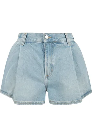 haikure Shorts, Dame, Blå, W29, Denim, Denim Shorts med Pinces