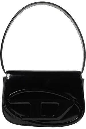 Diesel Taske, Dame, Sort, ONE SIZE, Læder, Patentlæder Clutch Taske