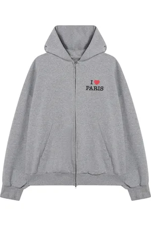 Balenciaga Sweathshirts & Hoodies, Dame, Grå, M, Hættetrøje