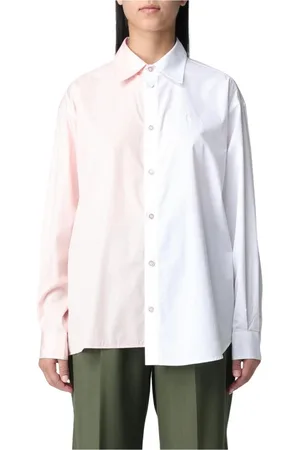 Marni Bluser & Skjorter, Dame, Flerfarvet, S, Bomuld, Bomuld Poplin Oversized Skjorte