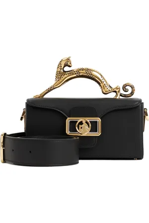 Lanvin Taske, Dame, Sort, ONE SIZE, Uld, Sort Kattehåndtaske