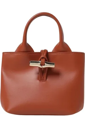 Longchamp Taske, Dame, Brun, ONE SIZE, Uld, Mini TopHandle Taske i Mastic