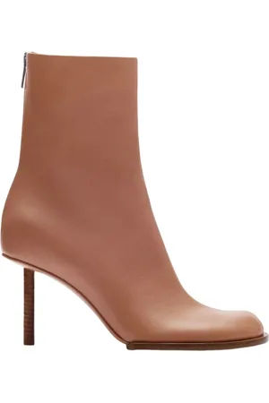 Jacquemus Sko, Dame, , 39 EU, Læder, ankelstøvler Rond Carre