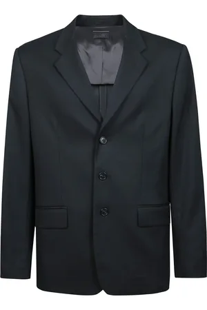 Maison Margiela Jakke, Herre, Sort, M, Vendbar blazer med frontknaplukning