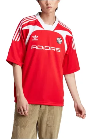 adidas Top, Herre, Rød, XL, Oversized Short Sleeve Jersey