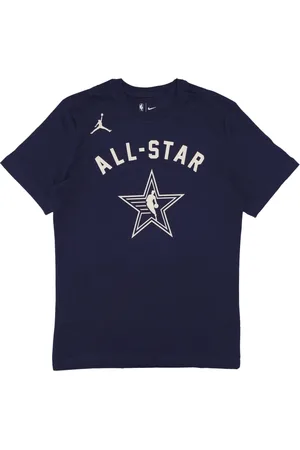 Jordan Top, Herre, Blå, XL, Bomuld, 2024 NBA All-Star Game T-shirt