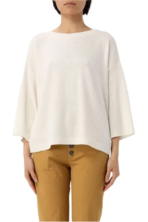 Barbour Strik, Dame, Hvid, S, Hvid Lin Strik Pullover Sweater