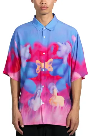 Pleasures Skjorte, Herre, Lyserød, S, Polyester, Interaktion Skjorte Lyserød