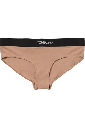 Tom Ford Undertøj, Dame, Lyserød, L, Bomuld, Sort Bomuld Briefs Lingeri