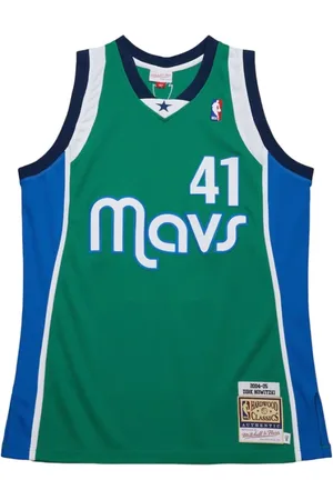 Mitchell & Ness Sport, Herre, Grøn, S, Polyester, Dirk Nowitzki Dallas Mavericks Trøje 2004