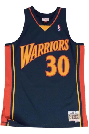 Mitchell & Ness Sport, Herre, Blå, 2XL, Golden State Warriors Curry Swingman Trøje