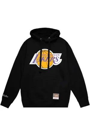 Mitchell & Ness Sweathshirts & Hoodies, Herre, Sort, XL, Uld, Lakers Holdlogo Hoody