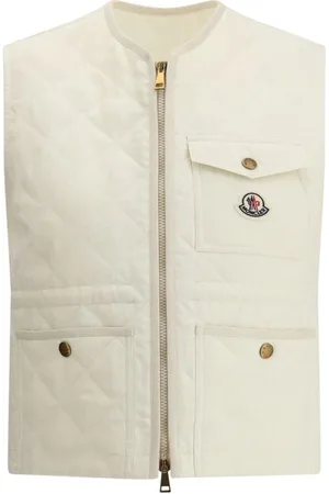 Moncler Jakke, Dame, , XS, Linned, Quiltet Polstret Vest med Lommer