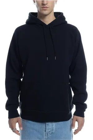 Pop Trading Company Sweathshirts & Hoodies, Herre, Sort, S, Bomuld, Puffed Logo Hættetrøje Sort