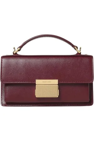 Golden Goose Taske, Dame, Rød, ONE SIZE, Uld, Burgundy Mini Skuldertaske