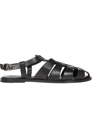 Dragon Diffusion Sko, Dame, Sort, 38 EU, Læder, Flade sandaler