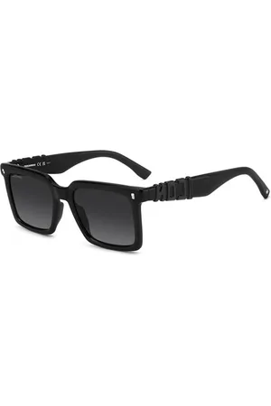 Dsquared2 Tilbehør, Dame, Sort, 53 MM, Uld, Sorte solbriller stilfulde kvinders tilbehør