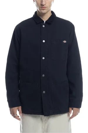 Dickies Jakke, Herre, Sort, M, Uld, Høj Pile Arbejdsjakke