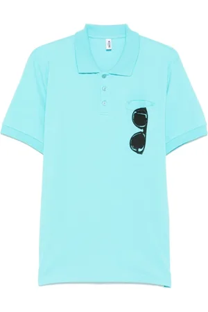 Moschino Top, Herre, Blå, XL, Blå T-shirts og Polos