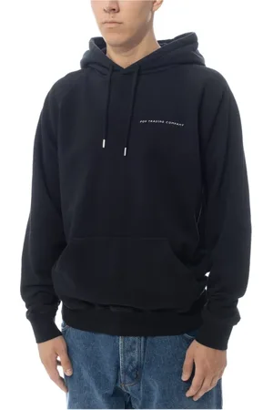 Pop Trading Company Sweathshirts & Hoodies, Herre, Sort, M, Bomuld, Sort hættetrøje med unikt baggrafik