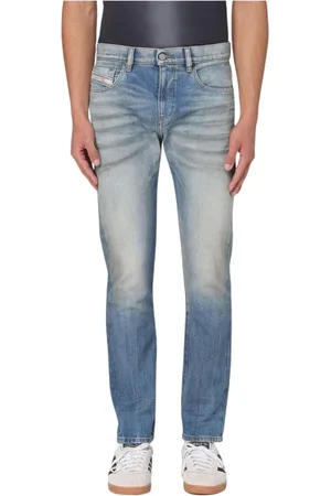 Diesel Jeans, Herre, Blå, W34, Bomuld, Almindelige Straight Jeans