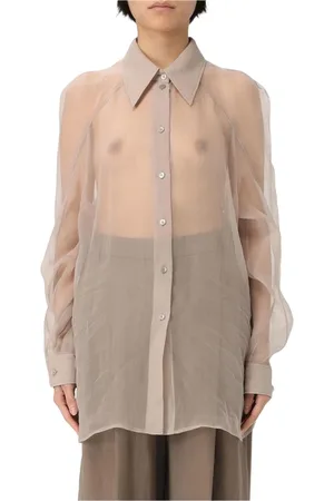 Alberta Ferretti Bluser & Skjorter, Dame, , XS, Elegant Button-Up Skjorte, Klassisk Stil