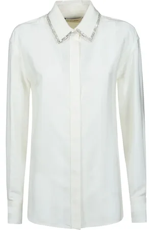 Golden Goose Bluser & Skjorter, Dame, Hvid, S, Hvid skjorte inspireret af 90