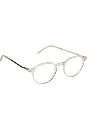 MYKITA Tilbehør, Dame, Gul, 48 MM, Uld, Runde Briller til Moderne Kvinder