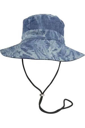 Ganni Tilbehør, Dame, Blå, XS/S, Denim, Denim Fisker Bucket Hat