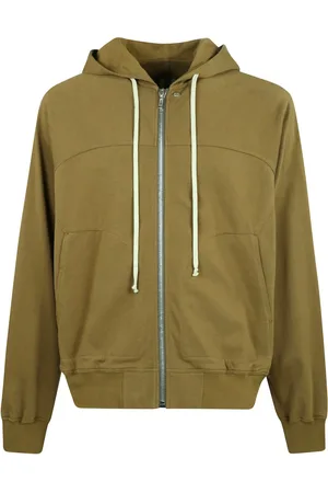Rick Owens Sweathshirts & Hoodies, Herre, Grøn, L, Windbreaker Sweatshirts & Hoodies