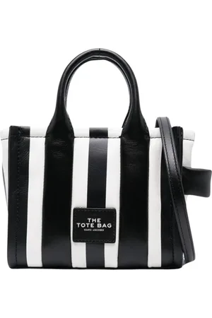Marc Jacobs Taske, Dame, Sort, ONE SIZE, Uld, Sort Stribe Skuldertaske