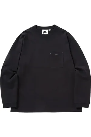 Gramicci Top, Herre, Sort, L, Bomuld, Backprint Langærmet Tee Sort