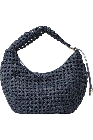 Borbonese Taske, Dame, Blå, ONE SIZE, Elegant Blå Mini Taske med Strop