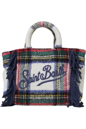 MC2 SAINT BARTH Taske, Dame, Flerfarvet, ONE SIZE, Uld, Farverig Tassel Tote Taske