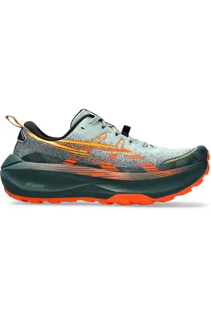 Asics Sport, Herre, Flerfarvet, 43 1/2 EU, Trail Running Sko Cold Moss Nova Orange