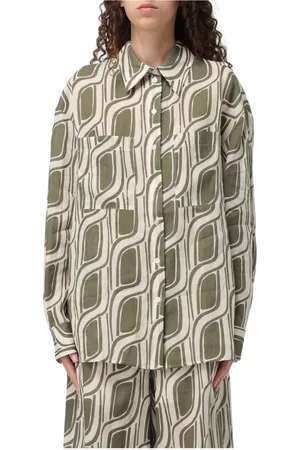 Liu Jo Bluser & Skjorter, Dame, Grøn, 2XS, Elegant Grøn Button-Up Skjorte