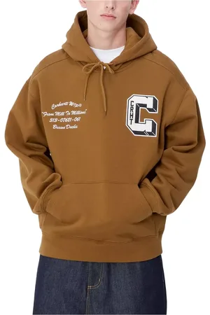 Carhartt Sweathshirts & Hoodies, Herre, Brun, M, Bomuld, Brun Ænder Hættetrøje Hamilton Brun