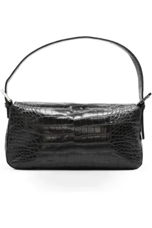 Fendi Pre-owned, Dame, Grå, ONE SIZE, Tyl, Pre-owned Laeder fendi-tasker