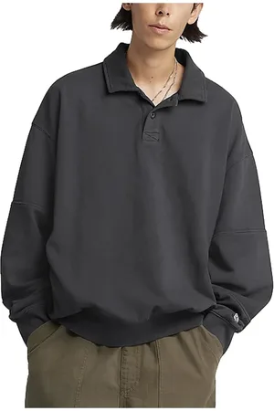 Vans Top, Herre, Sort, S, Premium Rugby Skjorte