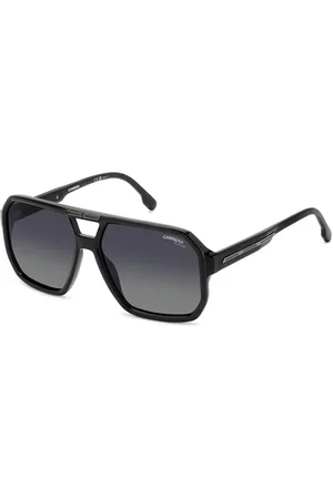 Carrera Tilbehør, Dame, Sort, 60 MM, Uld, Sorte solbriller Stilfuldt design