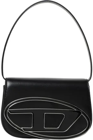 Diesel Taske, Dame, Sort, ONE SIZE, Læder, Læder Top Håndtag Clutch Taske