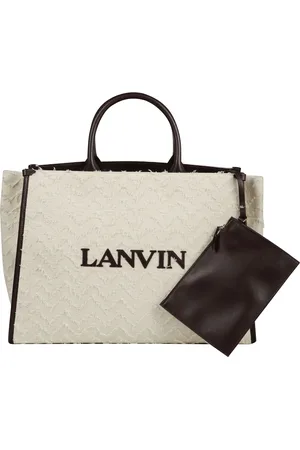 Lanvin Taske, Herre, , ONE SIZE, Uld, Tote taske med skulderrem